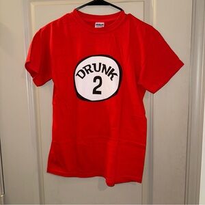 Gildan Red “Drunk 2” T-Shirt